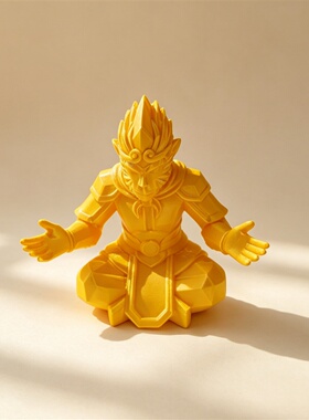 3d打印创意玩具孙悟空笔架摆件