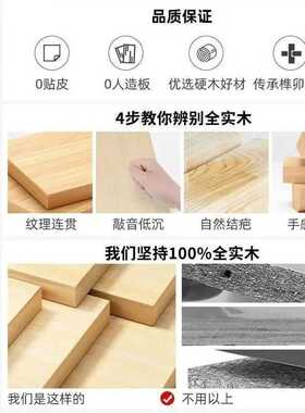 实木书架儿童加厚置物架落地组合格子柜幼儿园储物收纳书柜