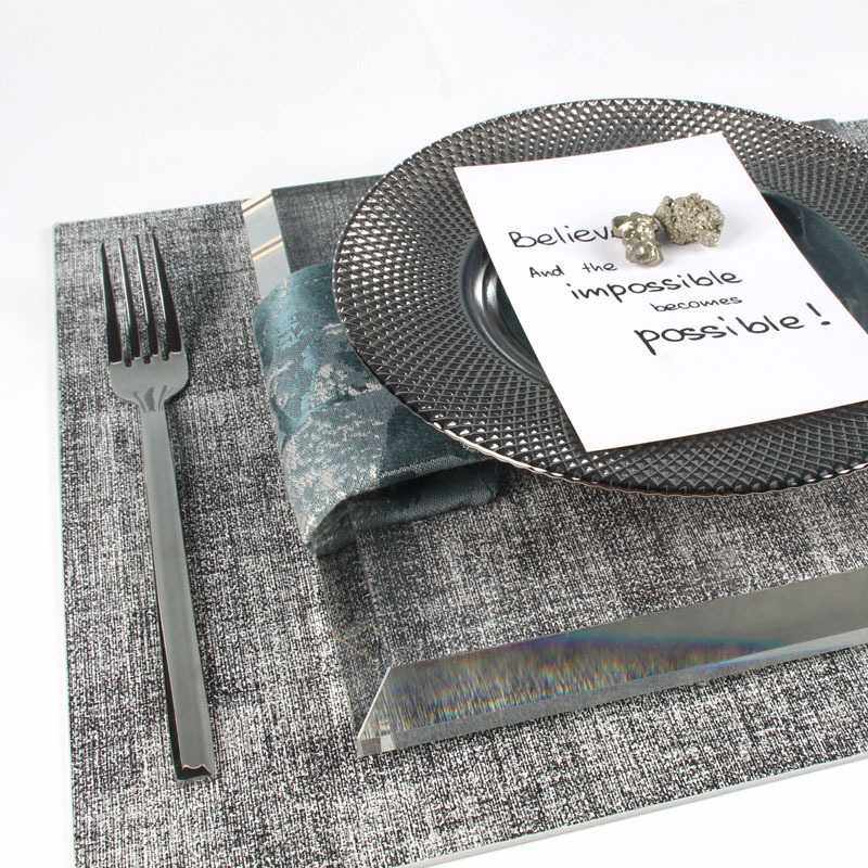 水晶餐盘摆台样板房法式轻奢装饰西餐盘套装高端简约餐具套装摆设,淘宝优惠券,粉丝福利购,淘宝优惠卷