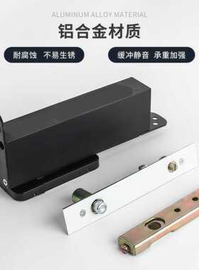 免挖坑木门地弹簧有框门自动关门器隐藏缓冲定位木门免开槽地弹簧