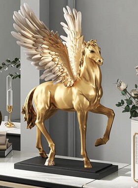 马摆件现代简约客厅电视柜酒柜家居装饰品办公室乔迁新居开业礼品