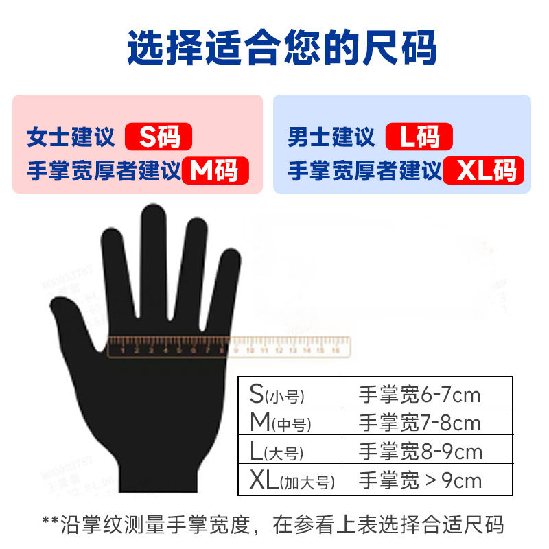 英科医疗一次性食品级丁腈防护手套加厚耐用防水防污厨房烘焙专用,淘宝优惠券,粉丝福利购,淘宝优惠卷