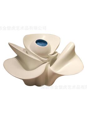 清新时尚雕塑艺术品 样板房酒店台面树脂抽象摆件 经典系列多款式