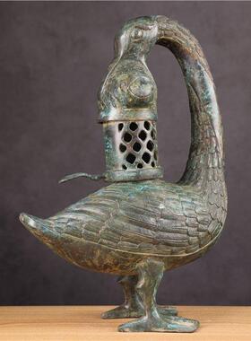 山西博物馆雁鱼灯汉代灯具凤灯宫灯青铜器古摆件收藏工艺品礼品