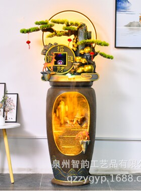 循环流水摆件假山喷泉招财庭院客厅茶室阳台办公室店铺落地水景观