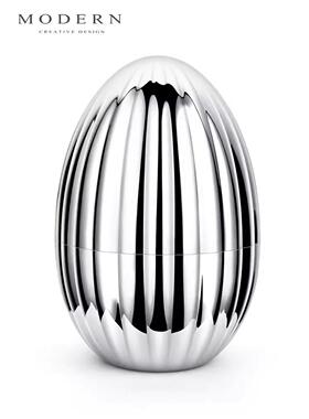 摩登MODERN银龙蛋轻奢筷子版西餐具刀叉套装收纳家饰摆件乔迁送礼