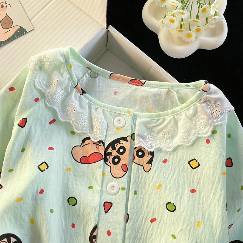 宽松睡衣套装卡通可爱风睡衣女长袖开衫珊瑚绒保暖家居服套装春秋,淘宝优惠券,粉丝福利购,淘宝优惠卷