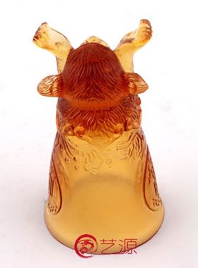 琉璃摆件高档创意猴子酒杯纳福同事朋友闺蜜生日礼品礼物个性定制