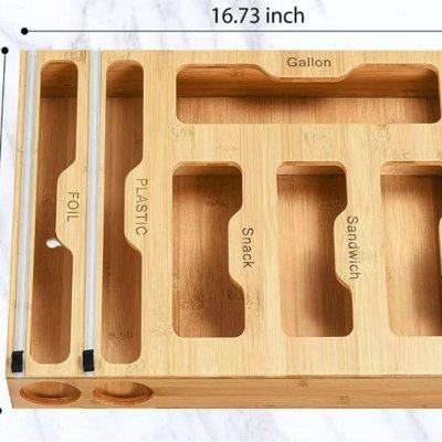 保鲜膜收纳盒全套保鲜膜切割器楠竹实木壁挂式收纳盒厨房专用好帮,淘宝优惠券,粉丝福利购,淘宝优惠卷