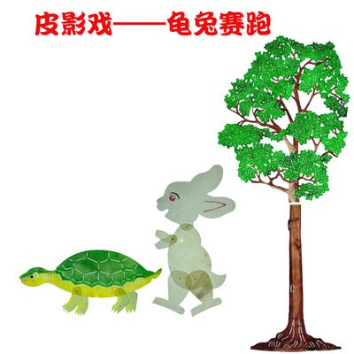 皮影戏幕布支架灯光 皮影表演道具幼儿园皮影戏舞台定Z制皮影人物 - 图3