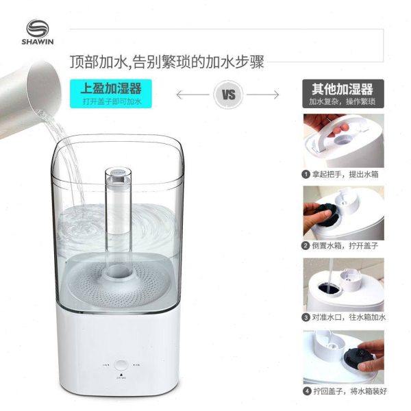 热销银离子大容量加湿器家用卧室生活电器5L升桌面空气加濕器噴霧,淘宝优惠券,粉丝福利购,淘宝优惠卷