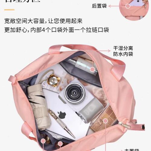 孕妇待产包收纳袋旅行包大容量产妇专用包短途旅行便携搬家行李包 - 图1
