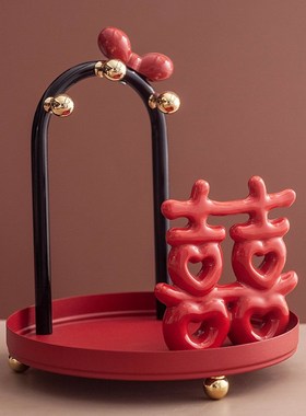 结婚婚庆摆件新婚礼物送新人婚房布置家居客厅装饰品闺蜜结婚礼品