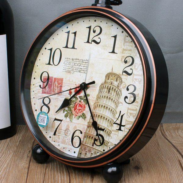 大号静音创意闹钟台式座钟学生床头大字座钟挂钟两用欧式复古现代,淘宝优惠券,粉丝福利购,淘宝优惠卷
