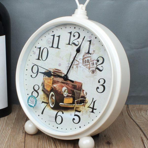 大号静音创意闹钟台式座钟学生床头大字座钟挂钟两用欧式复古现代,淘宝优惠券,粉丝福利购,淘宝优惠卷