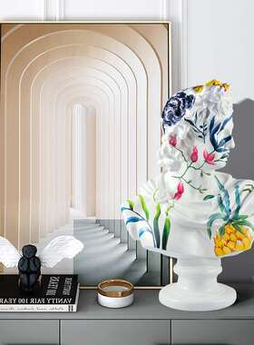 北欧轻奢人物雕像维纳斯大卫家居客厅装饰艺术品大型创意落地摆件