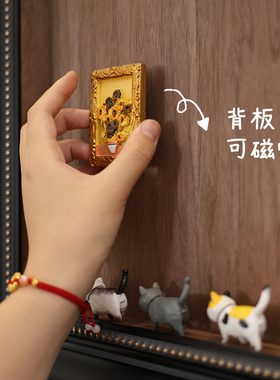 diy磁吸电表箱装饰画2026新款置物配电箱盒遮挡画家用液压电闸画
