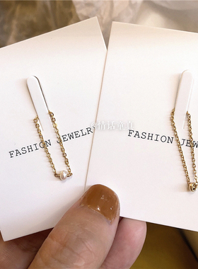 超迷你14K包金一颗mini金珠珍珠链条戒指 食指气质百搭冷淡风简约