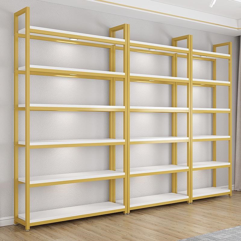 书架多层落地置物架收纳架陈列架储物架组L合文件柜铁艺展示柜货 - 图0