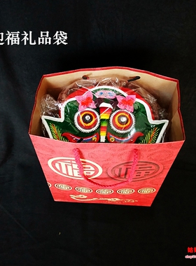 纯手工稻谷婴荞麦壳老虎枕头布老虎儿幼壳满月0-2岁绣花枕头狮子