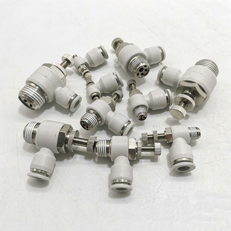 气动气管接头ASL/PSL4o-M5/6-01/8-02/10-03/12-04B-M3接气调速阀 - 图3