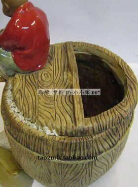 常满丰衣足食 中童趣花瓶 石湾公仔陶瓷工艺品人物人气创意粗陶