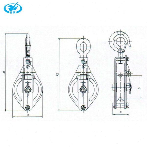 天津厂家制造起重滑车1T-50T轮轴承轴套开口闭口滑轮可来图制,淘宝优惠券,粉丝福利购,淘宝优惠卷