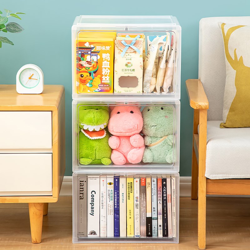 客厅收纳柜桌下夹缝户n外储物柜窄缝可移动床头柜pp材质角落抽屉 - 图0