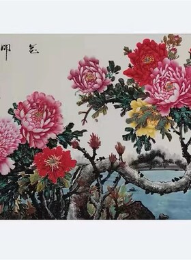 国画私人定制来图摹画手代临绘山水人物风景花鸟写意工笔客厅订制