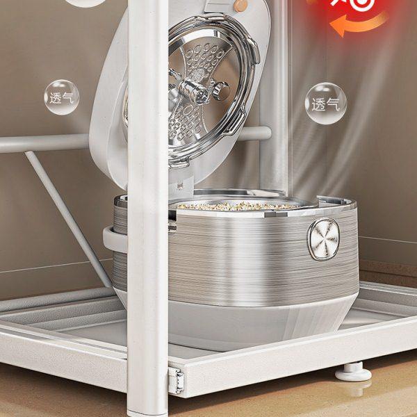 厨房多功能微波炉置物架家用台面可伸缩烤箱支架锅具收纳架子1286,淘宝优惠券,粉丝福利购,淘宝优惠卷