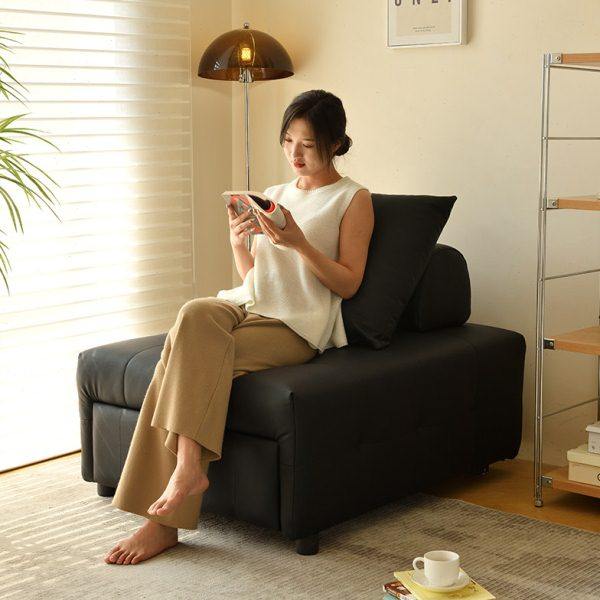 简约现代单人折叠泡芙沙发床小户型客厅客厅阳台豆腐块可伸缩坐卧,淘宝优惠券,粉丝福利购,淘宝优惠卷