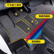 Chase v80 Snowy large surround floor mats
