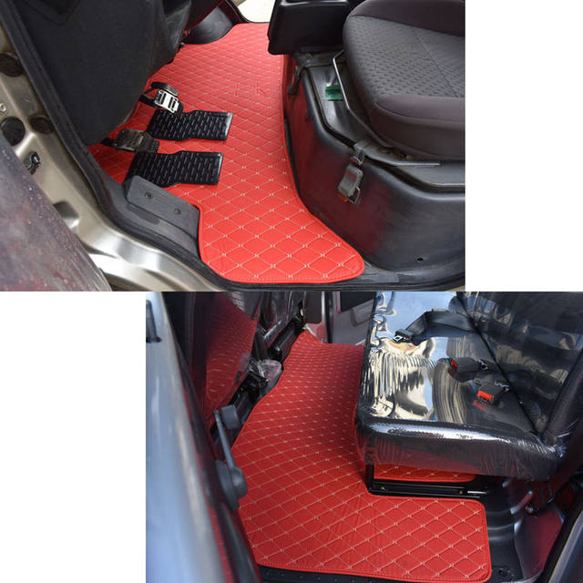 Wuling Rongguang small truck floor mats Rongguang 1.2L 1.5 single row double row truck special floor mats new truck floor mats flat