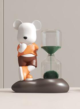 源头工厂创意暴力猫沙漏柜玄关厅电视酒熊店客摆件家居高级FKD647