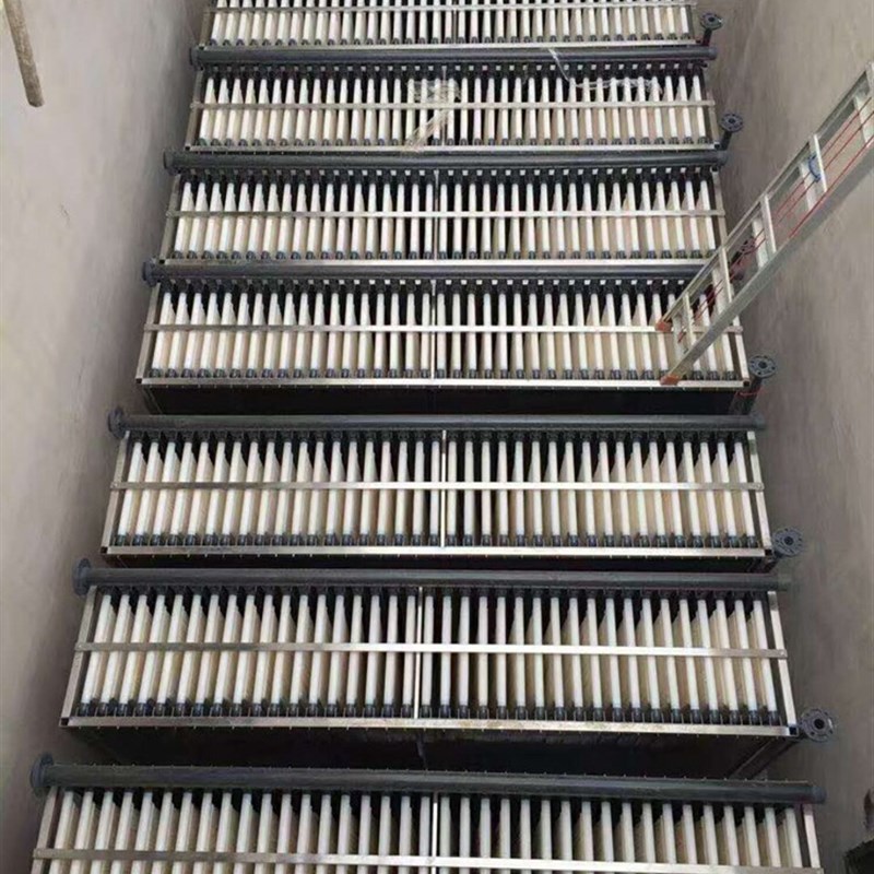 污水处理帘膜MBR膜生物反r应器MBR帘式膜片PVDF膜丝中空纤维膜组 - 图2