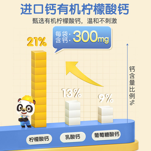 万哺乐钙镁VD条包液体钙宝宝儿童柠檬酸钙水果味新西兰原装进口钙 - 图1