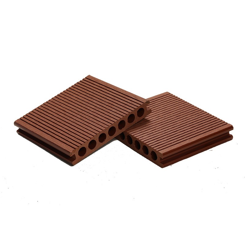 塑木地板户外露台木塑室外二代共挤防腐木地板庭院地面铺设塑木板 - 图3