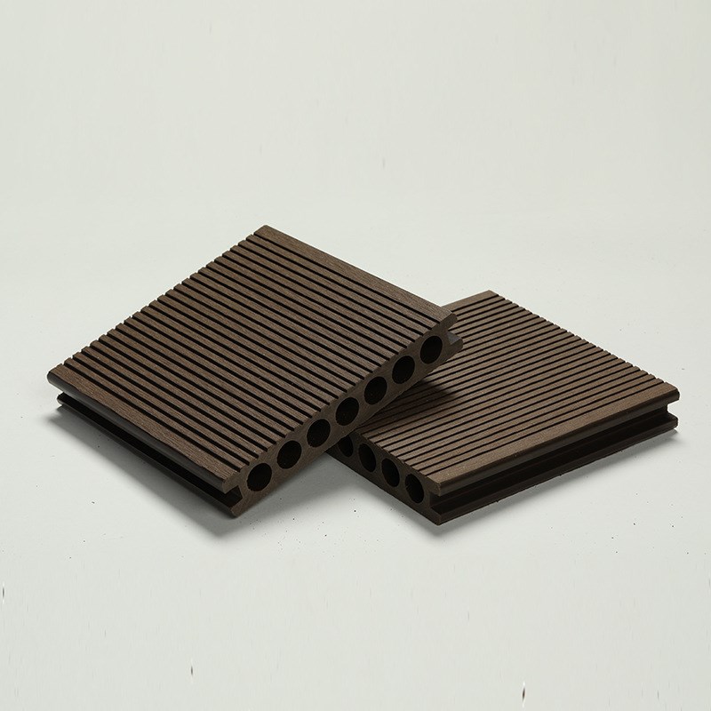 塑木地板户外露台木塑室外二代共挤防腐木地板庭院地面铺设塑木板 - 图2