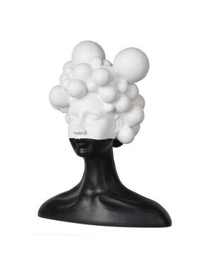 现代轻奢软装饰品售楼处样间板艺DRG神秘女人物型酒店术品雕塑造