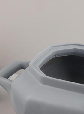 代简约抽象饰树脂八现方壶桌面装饰摆1727件厅玄关书房客名宿家居