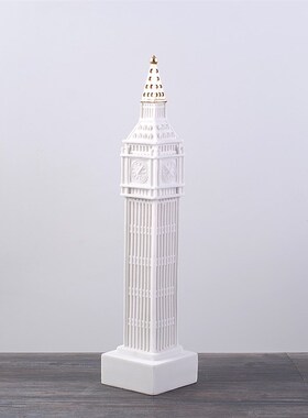热卖建筑装列软系饰品尖塔工艺品摆装现代样板间家居件饰桌面摆设