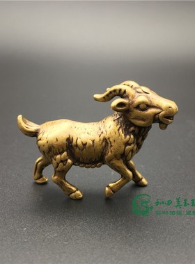 纯铜十二生肖小摆件一套黄铜猴子牛鸡羊蛇龙猪狗牛鼠虎兔子
