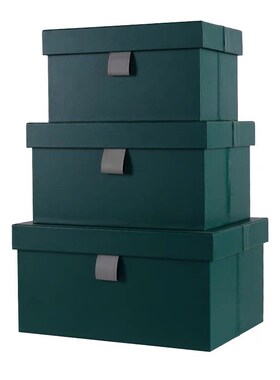 样板间首饰品收纳盒衣帽间衣柜皮质储物盒整理盒卧室软装饰品摆件