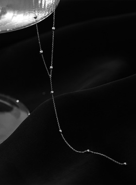 新品前10名免单，咨询客服s925纯银流苏项链女2026年新款