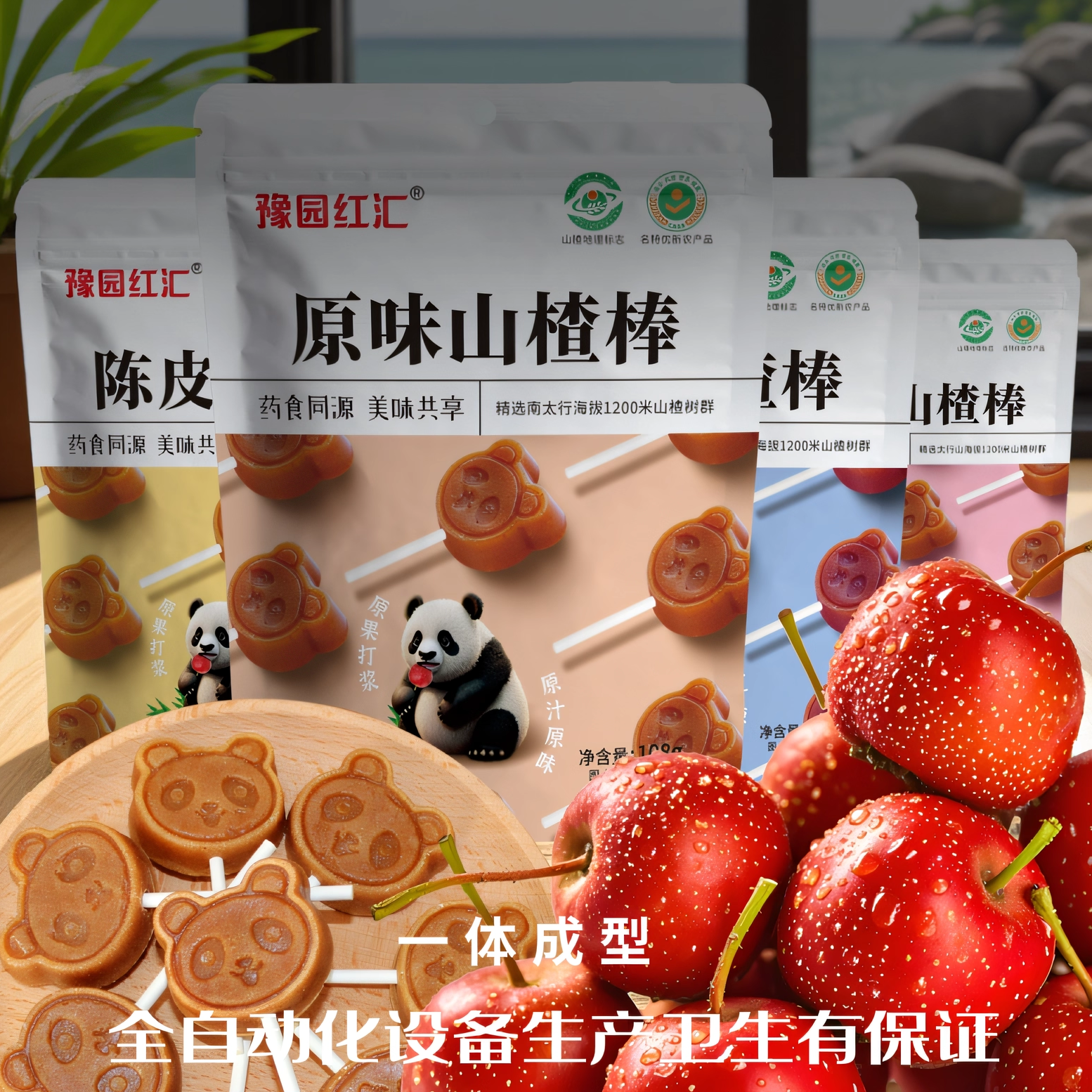 3袋！陈皮山楂棒棒糖儿童宝宝休闲食品