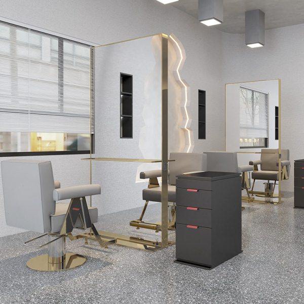 简约发廊理发店镜台网红不锈钢双面落地镜剪发镜理发店专用镜子,淘宝优惠券,粉丝福利购,淘宝优惠卷