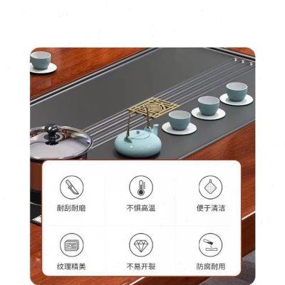 实木大板花梨色茶桌椅组合新中式功夫禅意泡茶台公室茶具一整套,淘宝优惠券,粉丝福利购,淘宝优惠卷