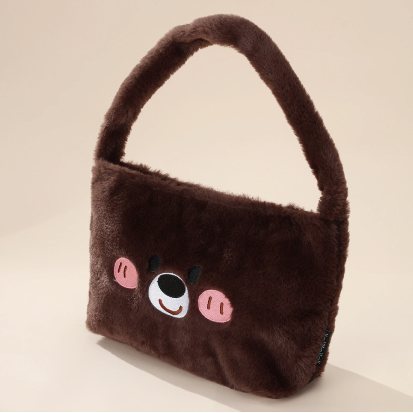 KURUARUA大容量托特毛毛包时尚通勤百搭单肩手提包毛绒包女包包袋,淘宝优惠券,粉丝福利购,淘宝优惠卷