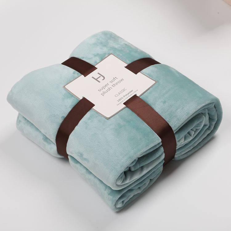 HJ毛毯法兰绒加厚毯子空调毯双人床单夏季毛巾被纯色沙发珊瑚绒毯,淘宝优惠券,粉丝福利购,淘宝优惠卷