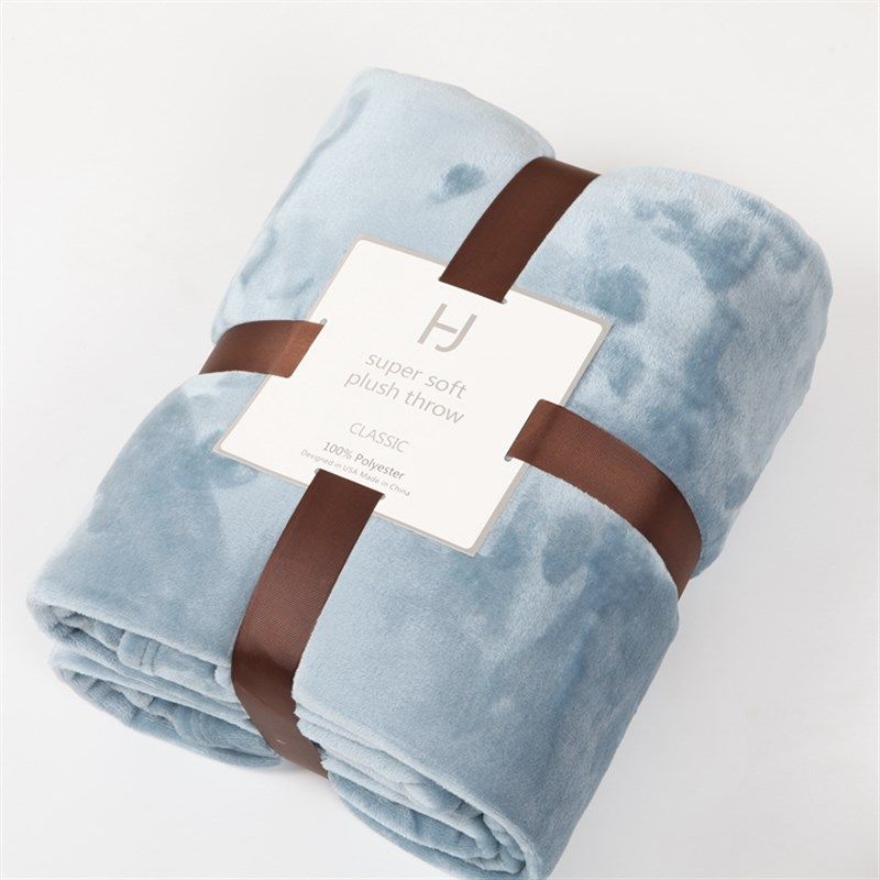HJ毛毯法兰绒加厚毯子空调毯双人床单夏季毛巾被纯色沙发珊瑚绒毯,淘宝优惠券,粉丝福利购,淘宝优惠卷